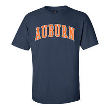 navy Auburn arch t-shirt